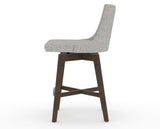 Canadel Downtown Trend Counter Stool in Hazelnut Washed, 7C Fabric, side view