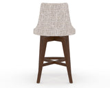 Canadel Downtown Trend Counter Stool in Cognac Washed, FP Crypton®, back view