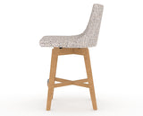 Canadel Downtown Trend Counter Stool in Caramel Washed, FP Crypton®, side view