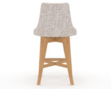 Canadel Downtown Trend Counter Stool in Caramel Washed, FP Crypton®, back view