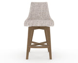 Canadel Downtown Trend Counter Stool in Pecan Washed, FP Crypton®, front view