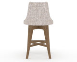 Canadel Downtown Trend Counter Stool in Pecan Washed, FP Crypton®, back view