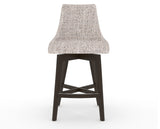 Canadel Downtown Trend Counter Stool in Davy's Grey, FP Crypton®, front view
