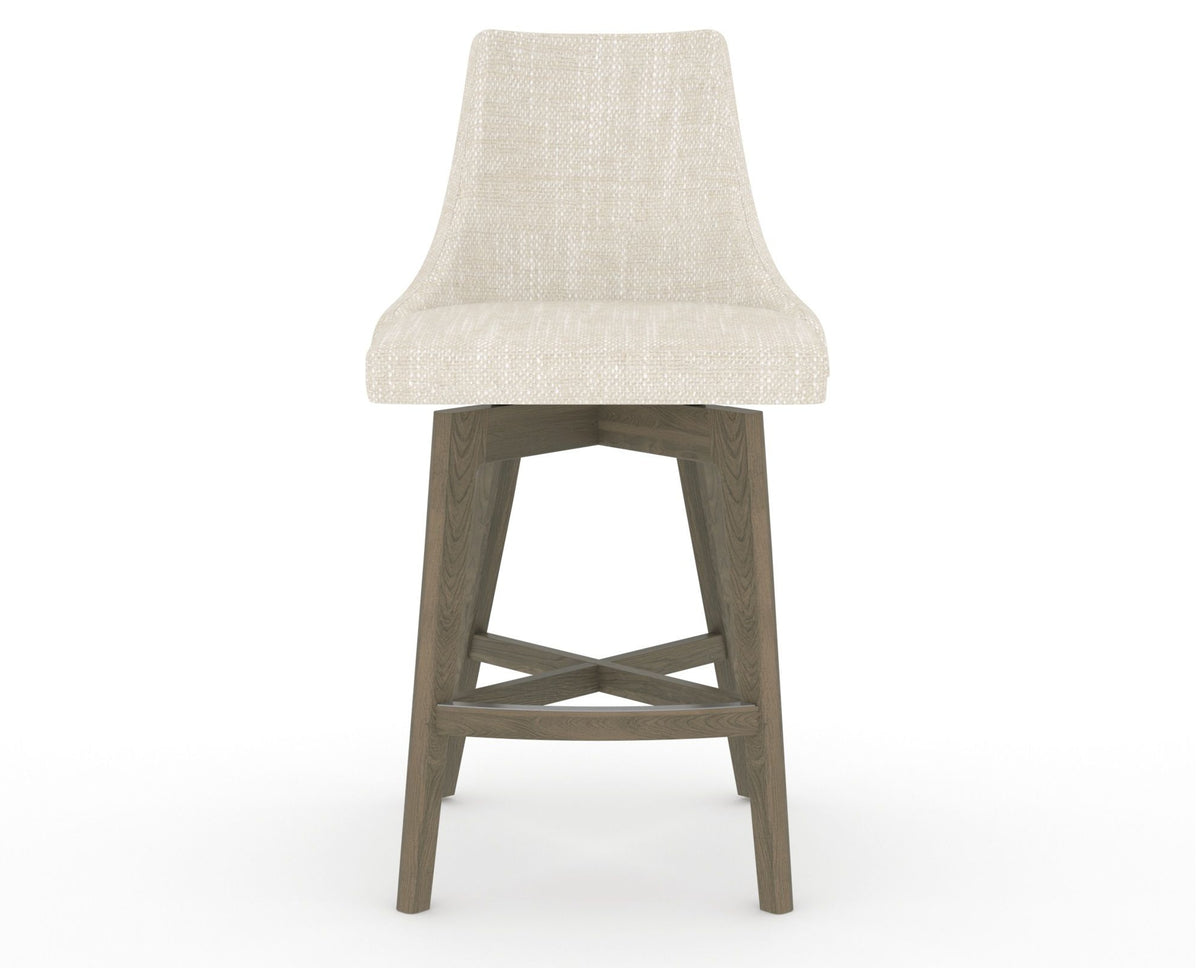 Canadel Downtown Trend Counter Stool in Shadow, FT InsideOut®, front view