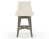 Canadel Downtown Trend Counter Stool in Shadow, FT InsideOut®, back view