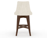 Canadel Downtown Trend Counter Stool in Cognac Washed, FT InsideOut®, back view