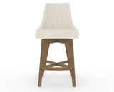 Canadel Downtown Trend Counter Stool in Pecan Washed, FT InsideOut®, front view