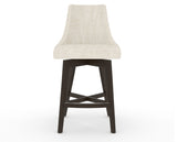 Canadel Downtown Trend Counter Stool in Davy's Grey, FT InsideOut®, front view