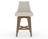 Canadel Downtown Trend Counter Stool in Pecan Washed, TB Fabric, front view