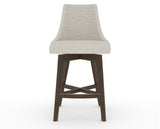 Canadel Downtown Trend Counter Stool in Hazelnut Washed, TB Fabric, front view