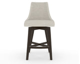 Canadel Downtown Trend Counter Stool in Davy's Grey, TB Fabric, front view
