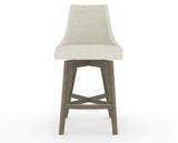 Canadel Downtown Trend Counter Stool in Shadow, TW Fabric, front view
