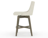 Canadel Downtown Trend Counter Stool in Shadow, TW Fabric, side view