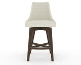 Canadel Downtown Trend Counter Stool in Hazelnut Washed, TW Fabric, front view