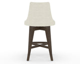 Canadel Downtown Trend Counter Stool in Hazelnut Washed, TW Fabric, back view