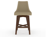 Canadel Downtown Trend Counter Stool in Cognac Washed, XY Faux Leather, front view