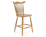 Canadel Champlain Wood Counter Stool 8162 in 01 Honey Washed, three-quarter view