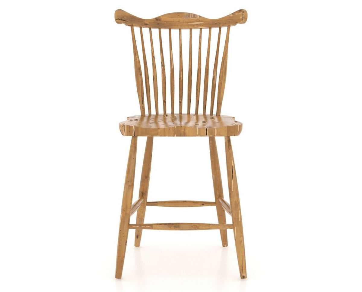 Canadel Champlain Wood Counter Stool 8162 in 01 Honey Washed, front view