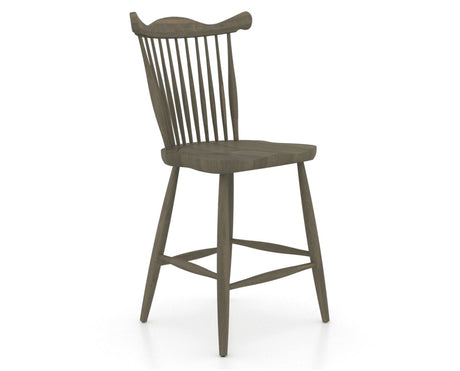 Canadel Wood Counter Stool 8162 in 08 Shadow, three-quarter view