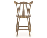Canadel Champlain Wood Counter Stool 8162 in 25 Pecan Washed, back view