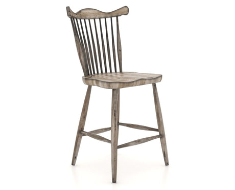 Canadel Champlain Wood Counter Stool 8162 in 72 Heritage Nature, three-quarter view