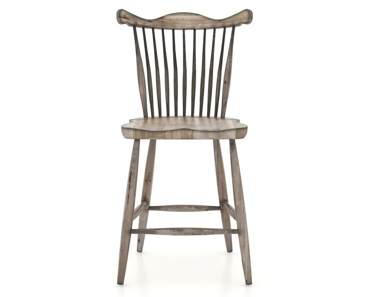 Canadel Champlain Wood Counter Stool 8162 in 72 Heritage Nature, front view