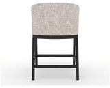 Canadel Modern Angle Counter Stool in Dark Smoke, FP Crypton®, back view