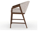Canadel Modern Angle Counter Stool in Cognac Washed, FP Crypton®, side view