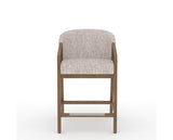 Canadel Modern Angle Counter Stool in Pecan Washed, FP Crypton®, front view
