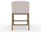 Canadel Modern Angle Counter Stool in Pecan Washed, FP Crypton®, back view