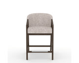 Canadel Modern Angle Counter Stool in Hazelnut Washed, FP Crypton®, front view