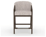 Canadel Modern Angle Counter Stool in Hazelnut Washed, FP Crypton®, front view