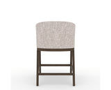 Canadel Modern Angle Counter Stool in Hazelnut Washed, FP Crypton®, back view