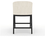 Canadel Modern Angle Counter Stool in Dark Smoke, FT InsideOut®, back view