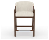 Canadel Modern Angle Counter Stool in Cognac Washed, FT InsideOut®, front view
