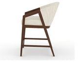 Canadel Modern Angle Counter Stool in Cognac Washed, FT InsideOut®, side view