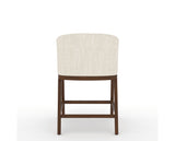 Canadel Modern Angle Counter Stool in Cognac Washed, FT InsideOut®, back view