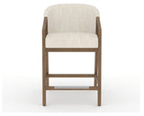 Canadel Modern Angle Counter Stool in Pecan Washed, FT InsideOut®, front view