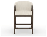 Canadel Modern Angle Counter Stool in Hazelnut Washed, FT InsideOut®, front view