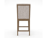 Canadel Modern Box Back Counter Stool in Pecan Washed, FP Crypton®, back view