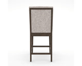 Canadel Modern Box Back Counter Stool in Hazelnut Washed, FP Crypton®, back view