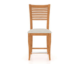 Canadel Upholstered Counter Stool 8229 in Fixed Base, front view