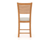 Canadel Upholstered Counter Stool 8229 in Fixed Base, back view