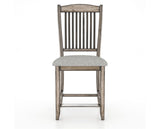 Canadel Champlain Upholstered Counter Stool 8232 in 7C Fabric and 72 Heritage Nature and Fixed Base, front view