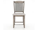 Canadel Champlain Upholstered Counter Stool 8232 in FP Crypton® and 72 Heritage Nature and Fixed Base, front view