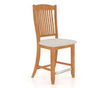 Canadel Core Counter Stool 8232 in Fixed Base, three-quarter view