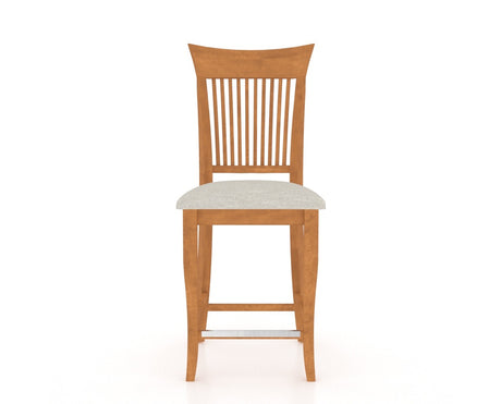 Canadel Upholstered Counter Stool 8270 in Fixed Base, front view