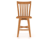 Canadel Swivel Counter Stool 7119 in Honey Washed, front view