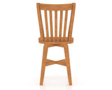 Canadel Swivel Counter Stool 7119 in Honey Washed, back view