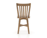 Canadel Champlain Counter Stool 7119 in Oak Washed, back view